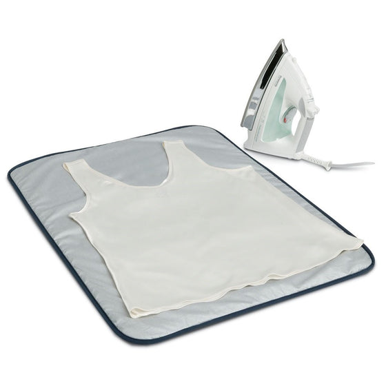 Household Essentials 129 Portable Ironing Blanket Mat- Heat Resistant - Grey