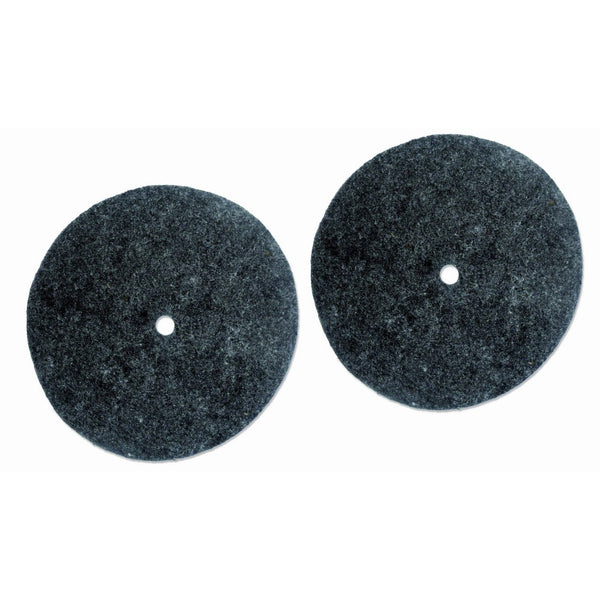 Koblenz Genuine Felt Buffing Pads Pack of Two Pads and Two Plastic Retainers