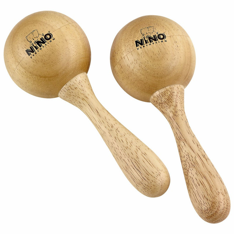 NINO Wood Maracas Medium Natural