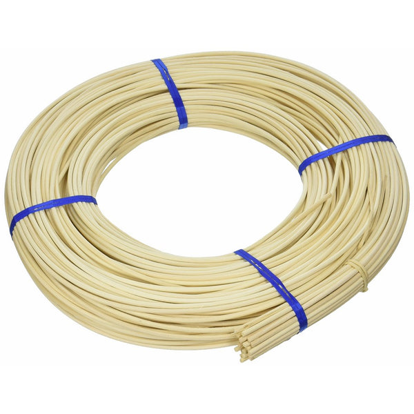 Commonwealth Basket Round Reed #5 3-1/4mm 1-Pound Coil, Approximately 360-Feet