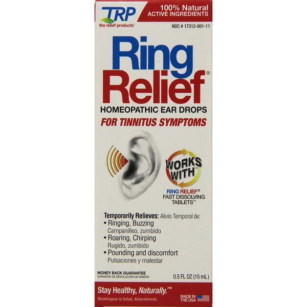 Ring Relief Homeopathic Ear Drops, 0.5-Ounce Package