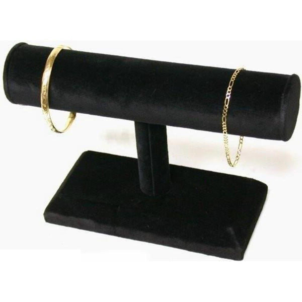 Bracelet T-Bar Jewelry Display Black Velvet