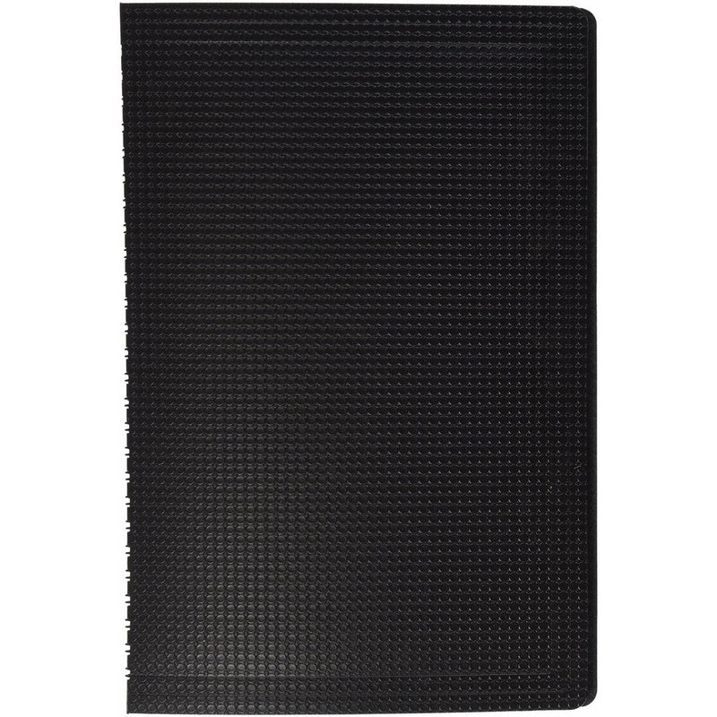 Blueline Duraflex Poly Notebook, Black, 9.375 x 6 Inches, 160 Pages (B40.81)