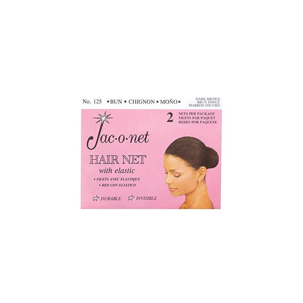 Jac-O-Net Chignon Bun Dark Brown Dark Brown