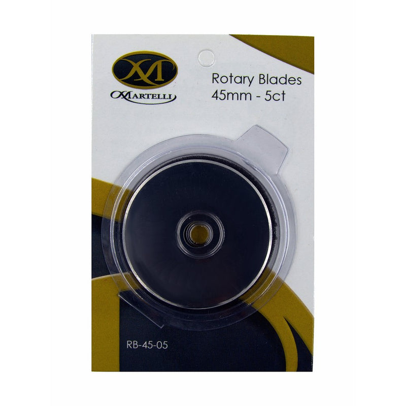 Martelli 45mm Rotary Cutter Refill Blades -5 per Package