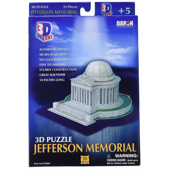 Daron Jefferson Memorial 3D Puzzle 35-Piece