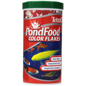 Tetra Pond 77021 Pond Flaked Color Food, 6-Ounce, 1-Liter