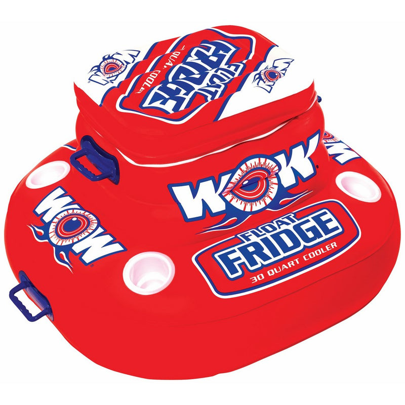 WoW World of Watersports, Float Fridge, Inflatable Cooler, 30 Quart Capacity, Holds 30 Cans
