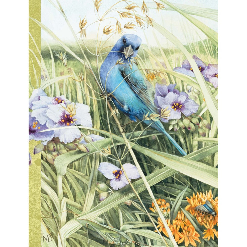 LANG - Address Book - "Nature's Journal", Artwork by Marjolein Bastin - Lay-Flat, 3-Ring Binding - 6.5" x 8.5" x 1.75"