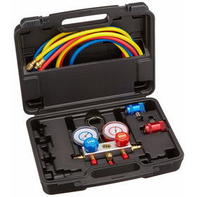 FJC 6850 R1234yf AC Manifold Gauge and Set