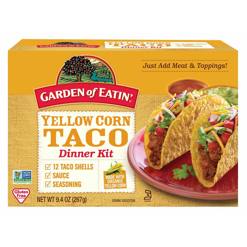 Garden of Eatin' Yellow Corn Taco Dinner Kit, 12 Count