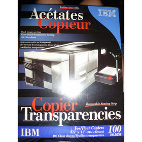 Ibm Copiers Transparencies 100 Qty.