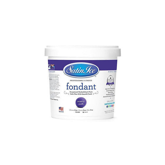 Satin Ice Vanilla Fondant Purple 2 lb