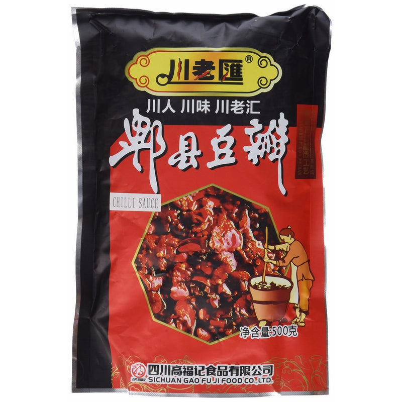 Chuan Lao Hui Sichuan / Pixian / Pi Xian Chilli Sauce Broad Bean Paste17.6OZ (500g)