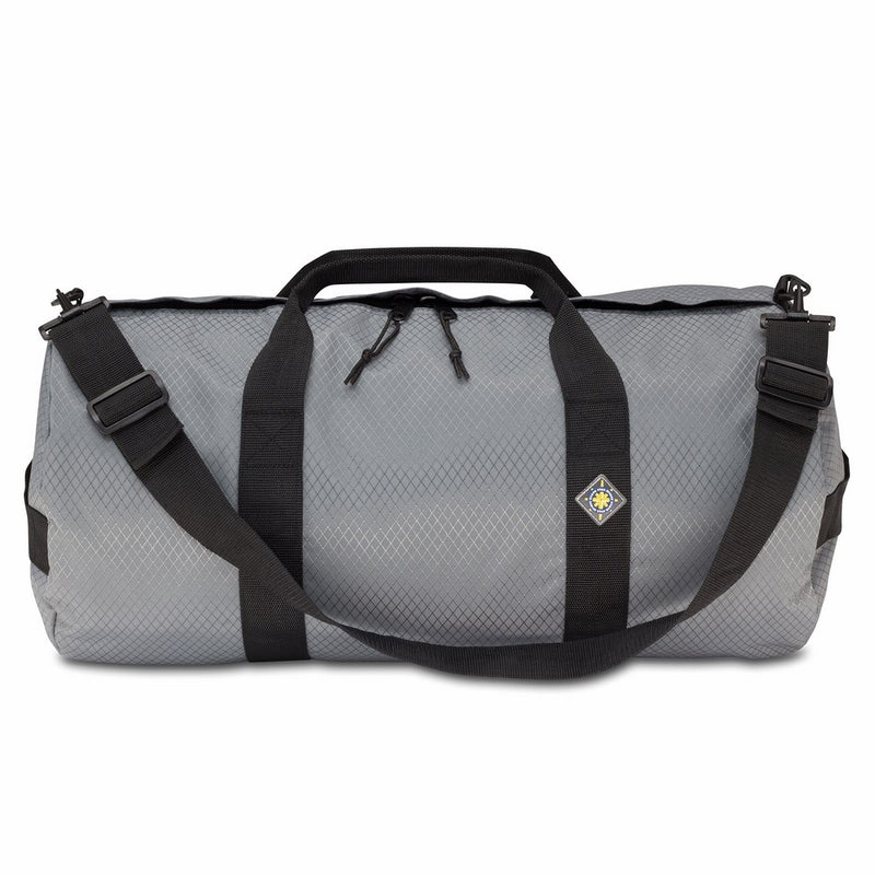 NorthStar Sports 1050 HD Tuff Cloth Diamond Ripstop Series Gear and Duffle Bag, 12 x 24-Inch, Slate Gray