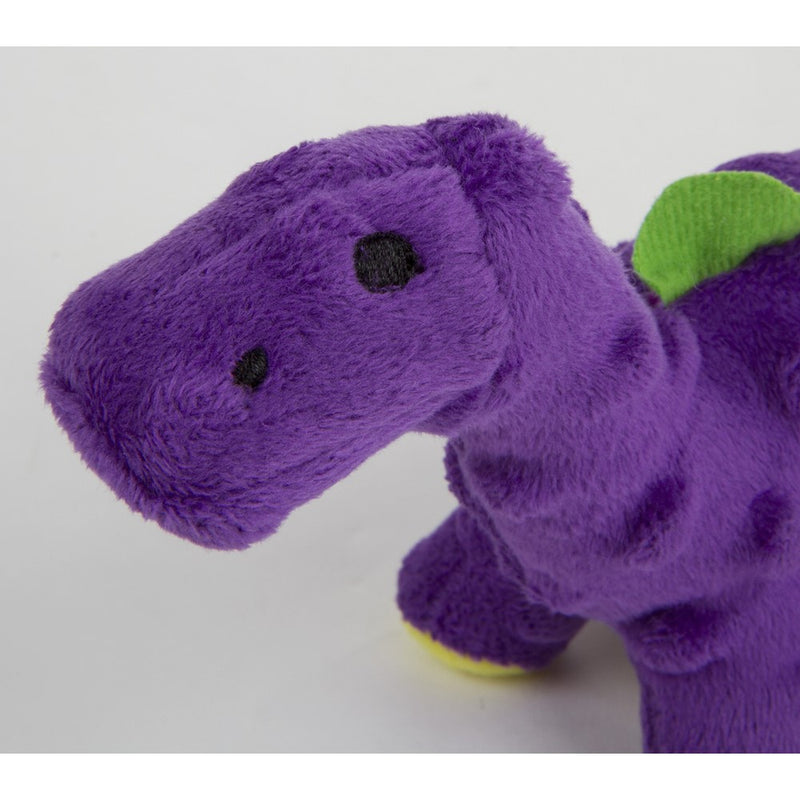 goDog Just For Me Bruto with Chew Guard Technology Plush Dog Toy, Purple