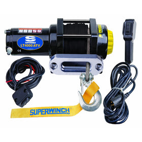 Superwinch (1140230) Black 12 VDC LT4000ATV SR Winch - 4000 lb. Load Capacity