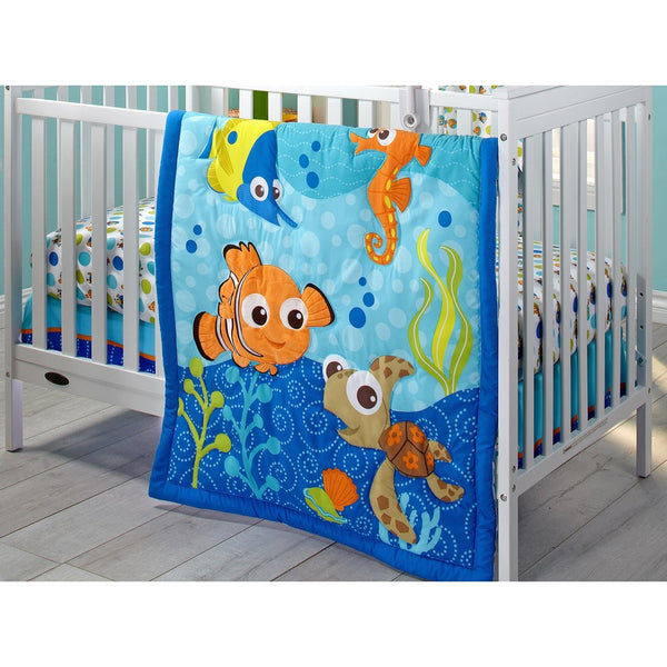 Disney Nemo 3 Piece Crib Bedding Set