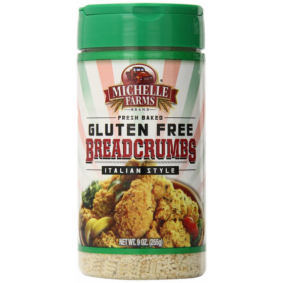 Michelle Farms Gluten Free Italian Bread Crumbs, 9 Ounce