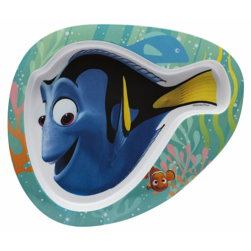 Zak Designs Finding Dory 8-inch Plastic Plate for Kids, Dory