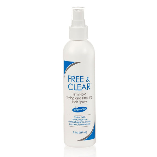 Free & Clear Firm Hold Hairspray for sensitive skin - fragrance free - 8 ounce