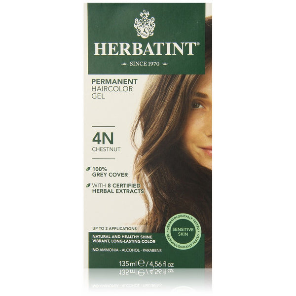 Herbatint Permanent Herbal Haircolor Gel, Chestnut, 4.56 Ounce