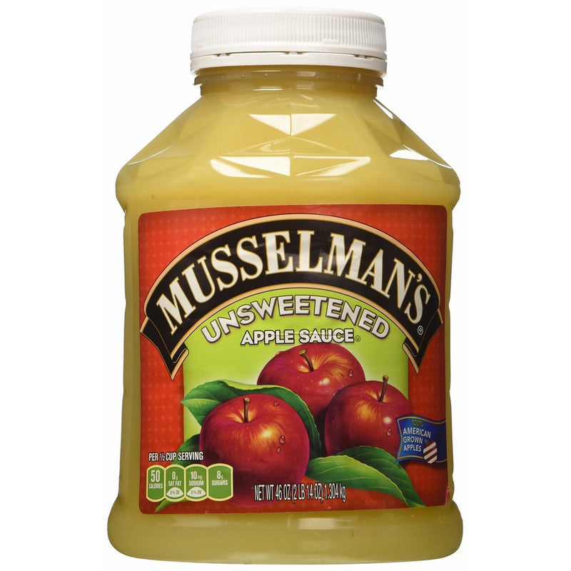 musselman's Natural Unsweetened Apple Sauce, 46 oz
