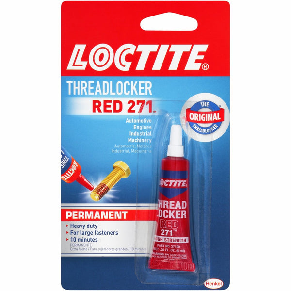 Loctite Threadlocker Red 271,0.20 fl. oz(209741)