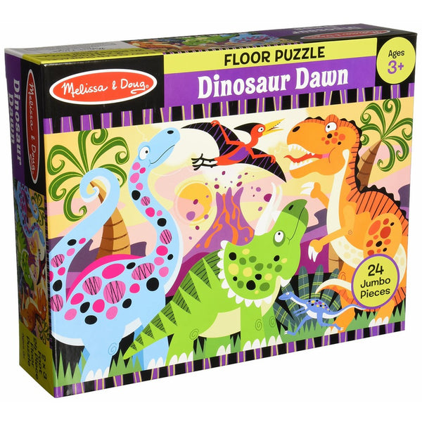 Melissa & Doug Dinosaur Dawn Jumbo Jigsaw Floor Puzzle (24 pcs, 2 x 3 feet)