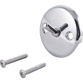 Delta Faucet RP31555 Overflow Plate and Screws, Chrome