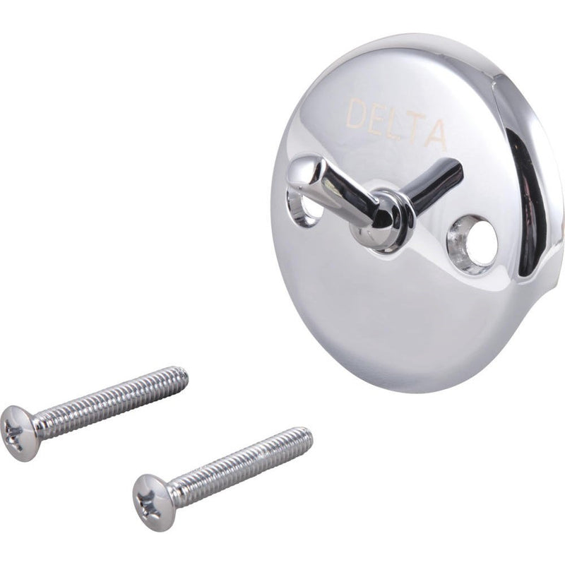 Delta Faucet RP31555 Overflow Plate and Screws, Chrome
