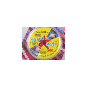 Stretch Magic 1mm Brading Cord, 25m (SM10CL25)