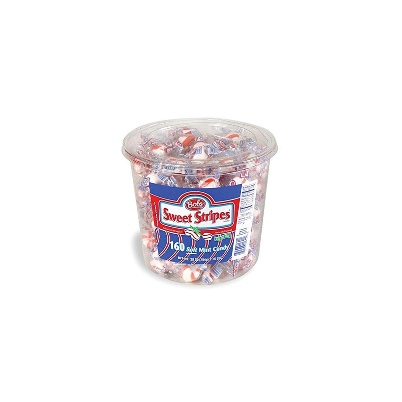 Bobs Sweet Stripes Peppermint Candy, 28 Ounce Jar
