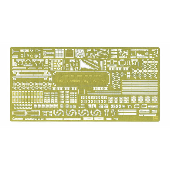 Escort Carrier USS Gambier Bay Detail Up Etching Parts Super by Hasegawa