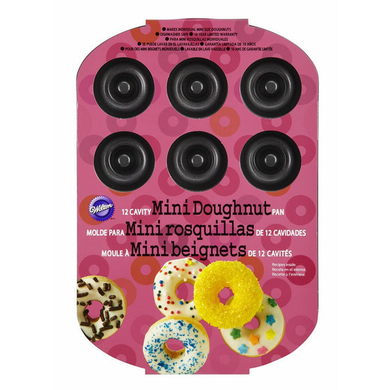 Wilton Mini Donut Baking Pan, 12-Cavity