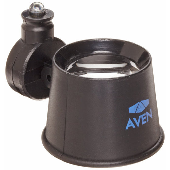 Aven 26034-LED Eye Loupe with LED Light, 10X Magnification, 25mm Diameter