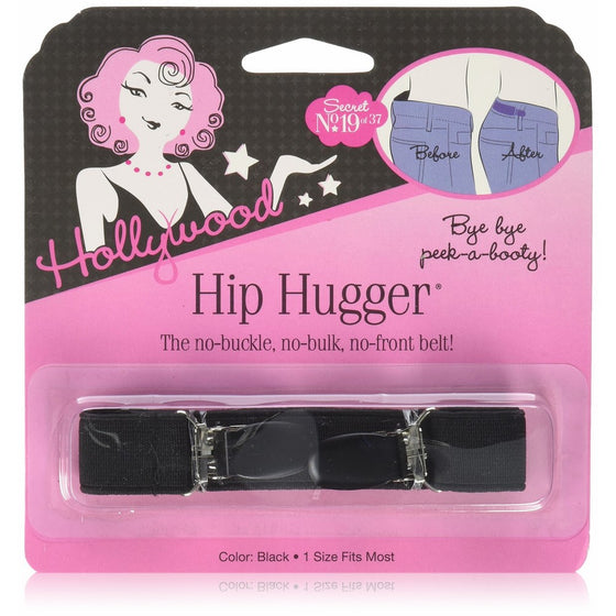 Hollywood Fashion Secrets Hip Hugger, Black