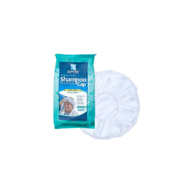 Comfort Bath Rinse-Free Shampoo and Conditioner Cap, Comfort Bath Shampoo Cap, (1 EACH)