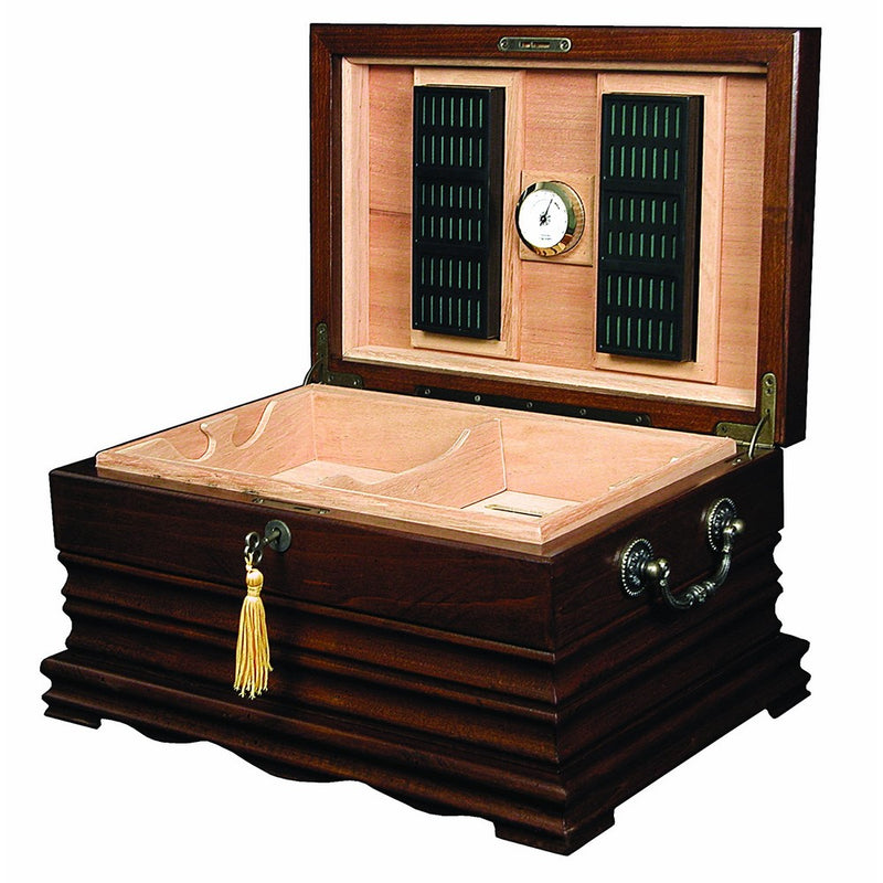 Quality Importers Trading The Tradition Cigar Solid Wood Antique Humidor