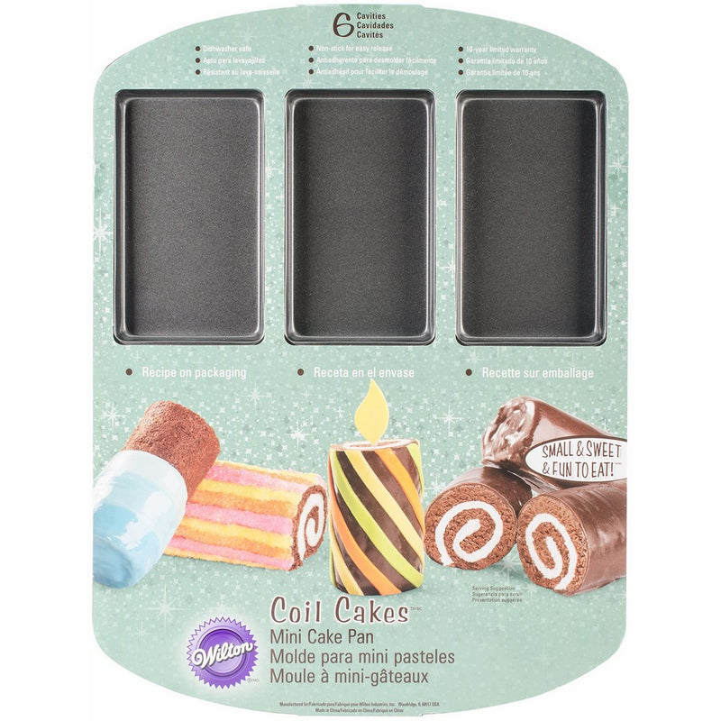 Wilton 2105-3645 Non-Stick 6-Cavity Cake Pan