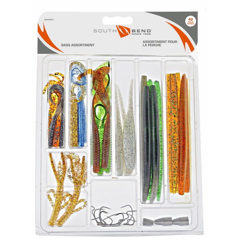 South Bend Bass Assortment, 42 Piece