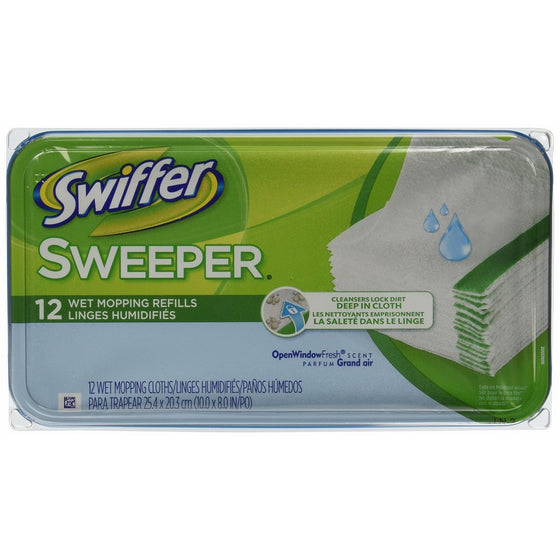 Swiffer Wet Refill 12 count (pack of 2)