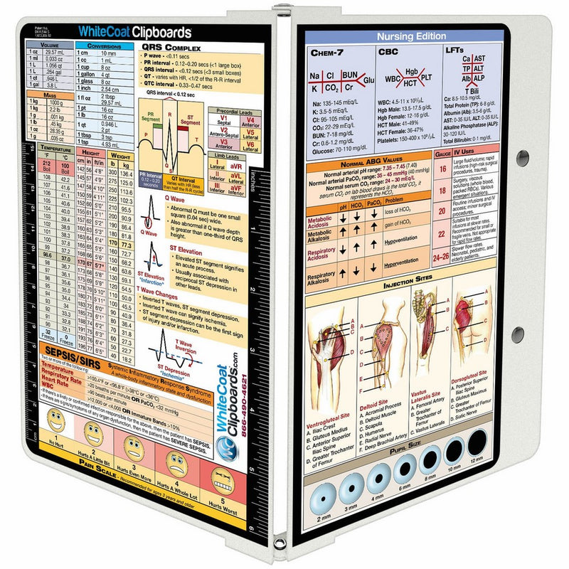 WhiteCoat Clipboard- White - Nursing Edition