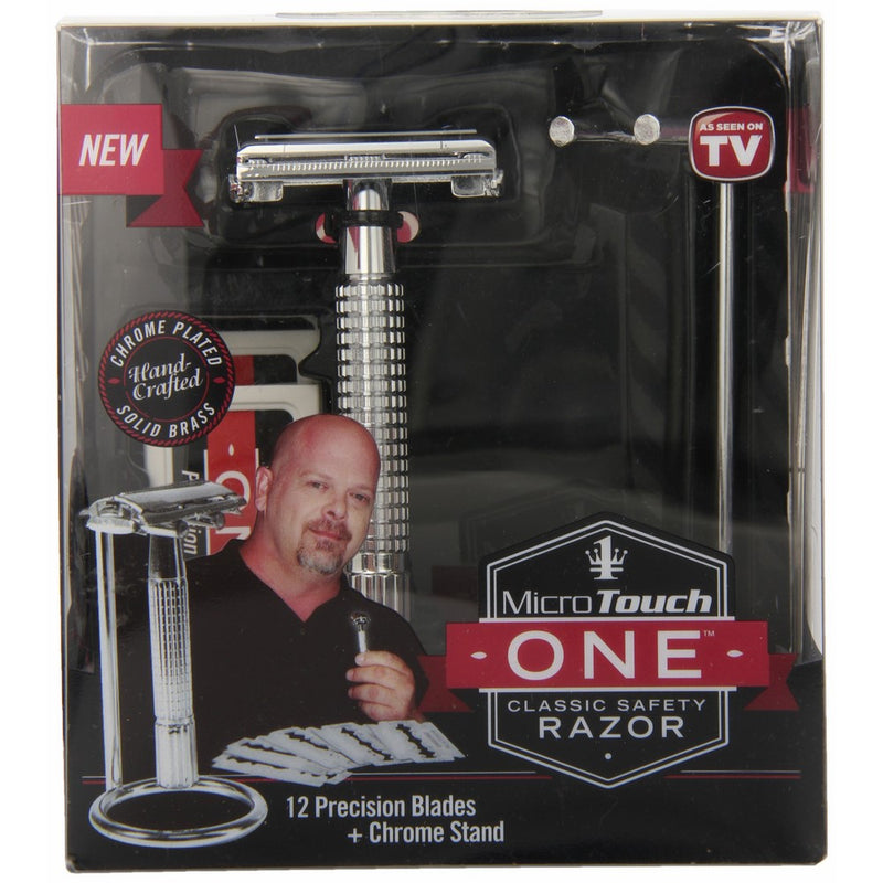 Micro Touch Safety Razor Chrome
