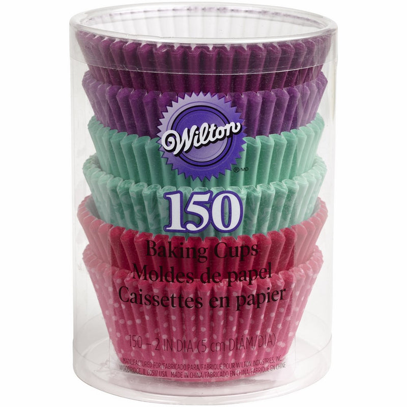 Wilton Baking Cups, Standard, 150-Count, Multi Color