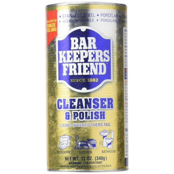 Bar Keepers Friend All-Purpose Cleaner & Polish 12 oz (Pack of 3)