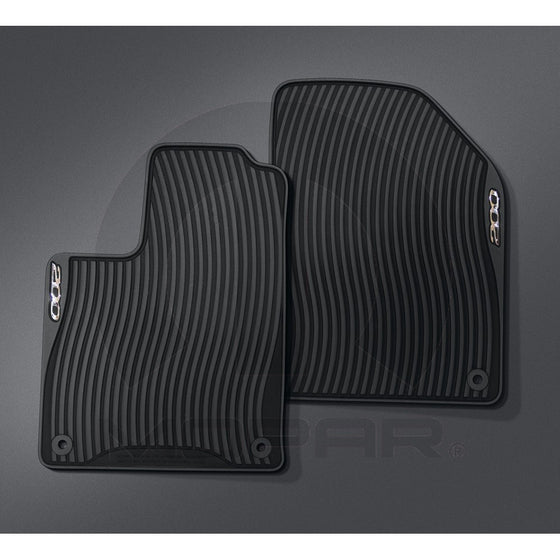 Chrysler 200 All Weather Black Rubber Slush Floor Mat Set Mopar OEM