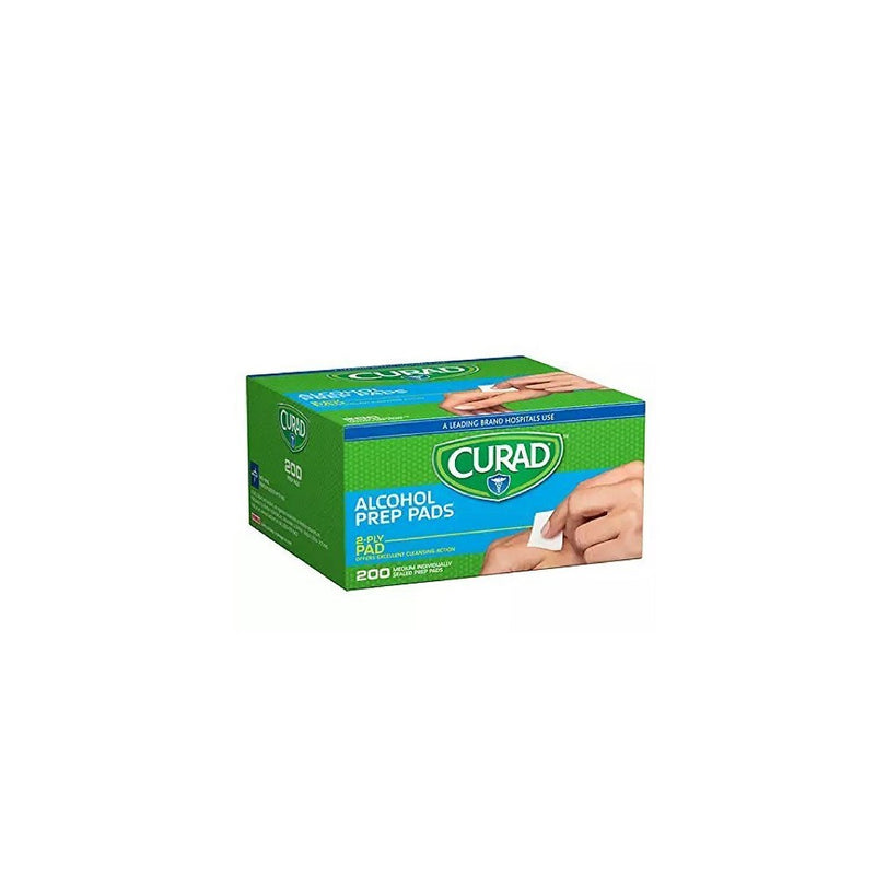 Curad Alcohol Prep Pads 200 Ea (Pack Of 2)