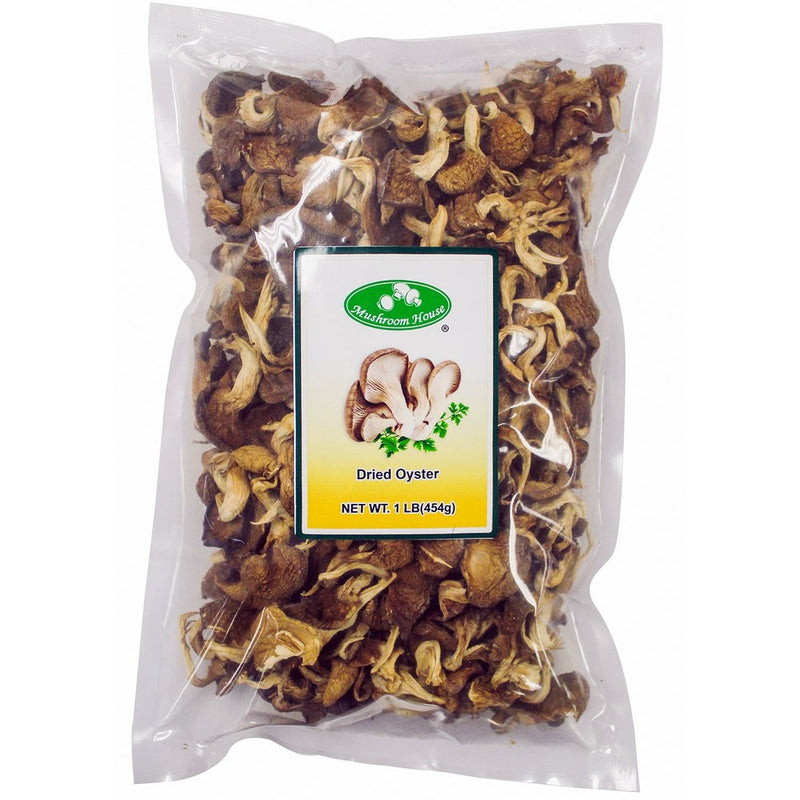 Mushroom House Dried Oyster Mushrooms, 1 Pound