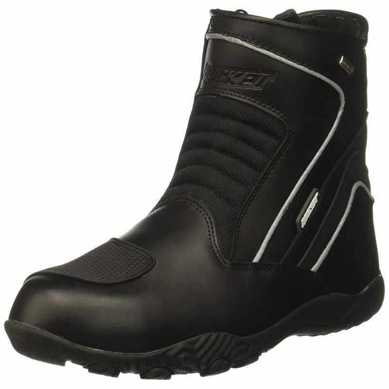 Joe Rocket Men's Meteor FX Mid Leather Motorcycle Riding Boot (Black, Size 10)